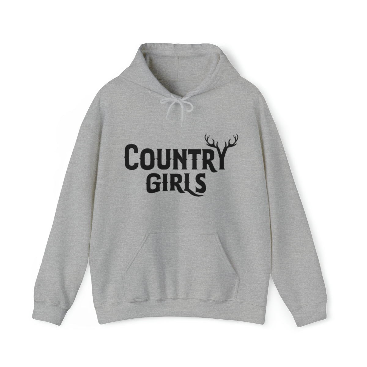 "COUNTRY GIRLS" GRAY UNISEX HOODIE
