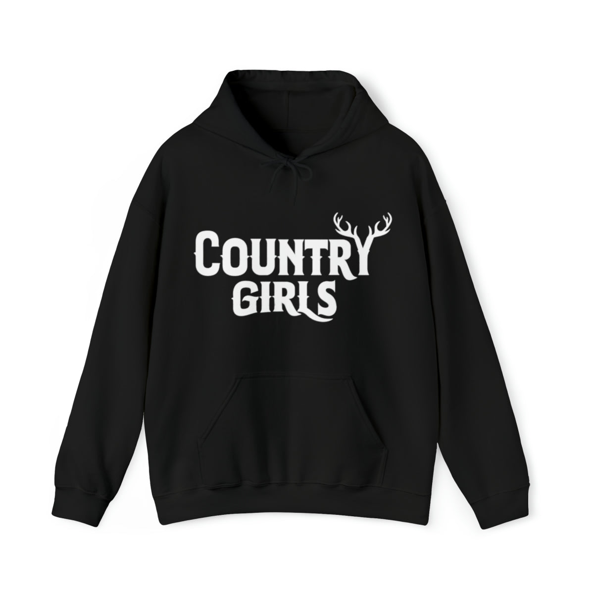 "COUNTRY GIRLS" BLACK UNISEX HOODIE